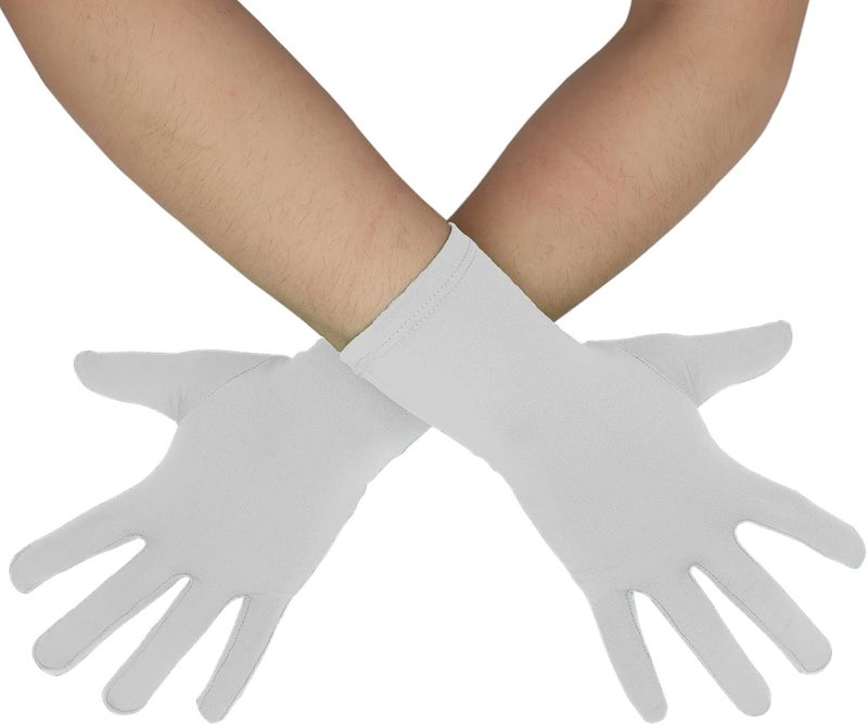 Sheface Stretchy Spandex Costume Gloves - Men's & Women's Banquet Party Wedding Gloves - Image 1